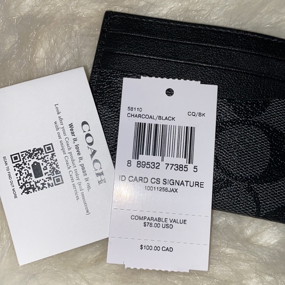 Slim ID Cardcase in Signature Canvas - Picture 4 of 4